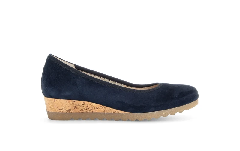 Ballerines bleues en daim