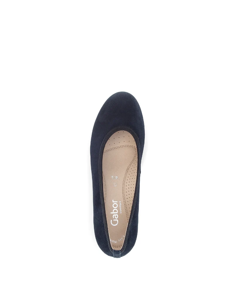 Ballerines bleues en daim