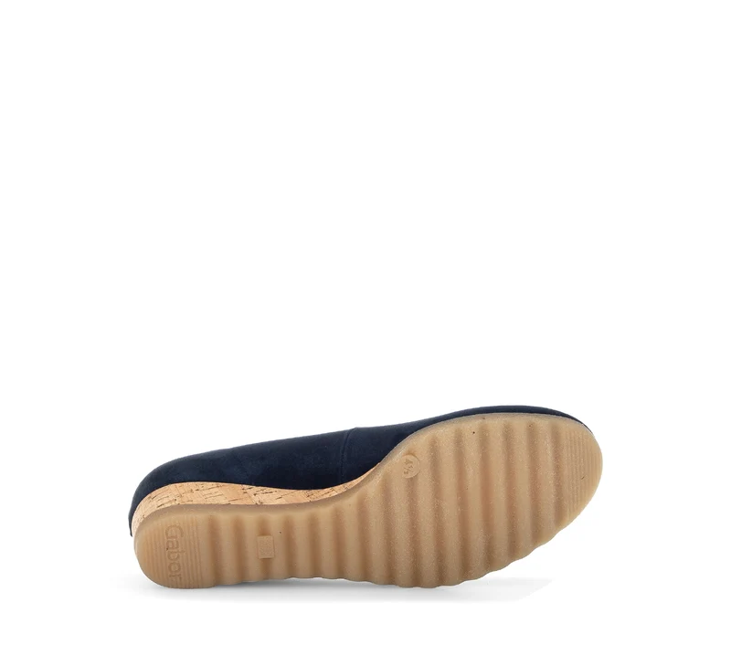 Ballerines bleues en daim