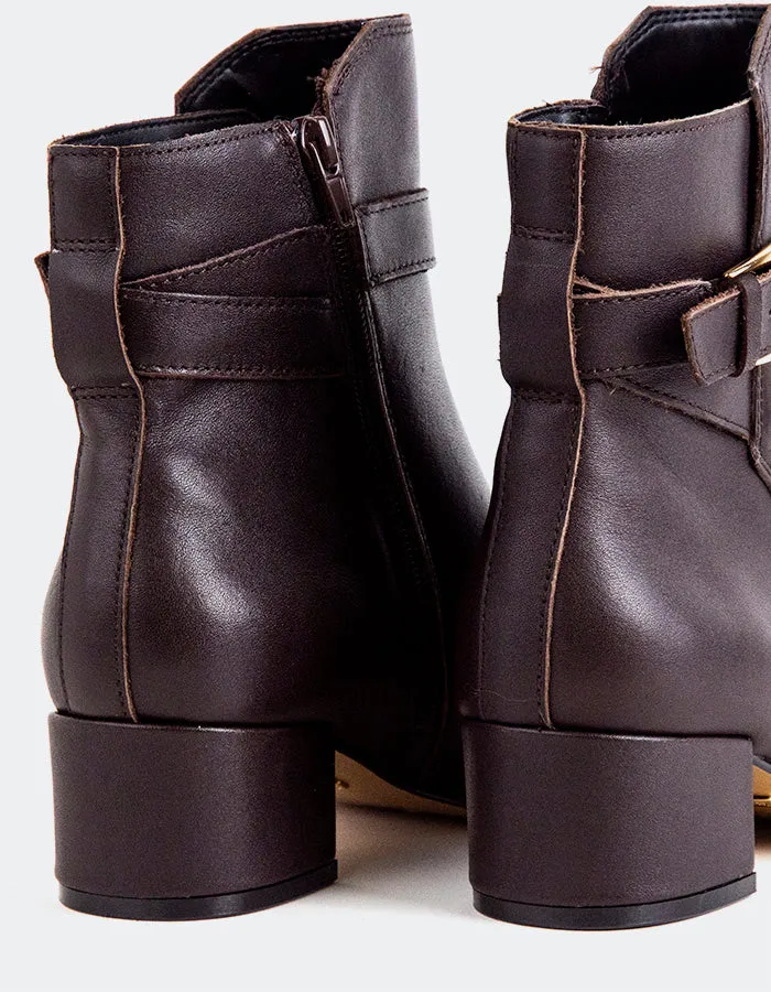 Caroline Brown Leather