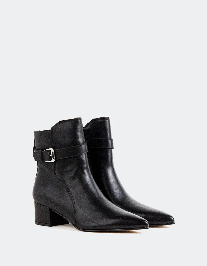 Caroline Black Leather