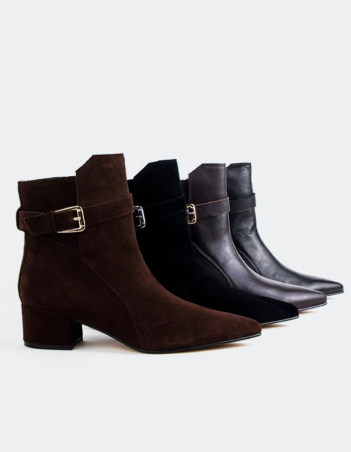 Caroline Brown Suede
