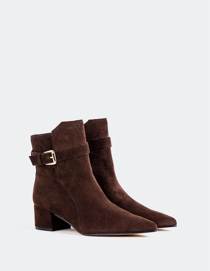 Caroline Brown Suede