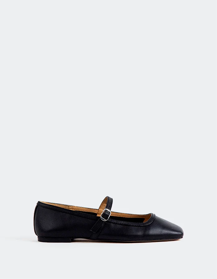 Auguste Black Leather