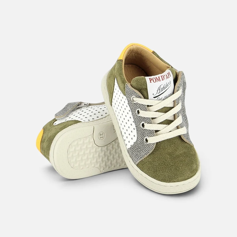 MOUSSE LACE PERFO - VEL-CARPENTER - OLIVE-OFF WHITE