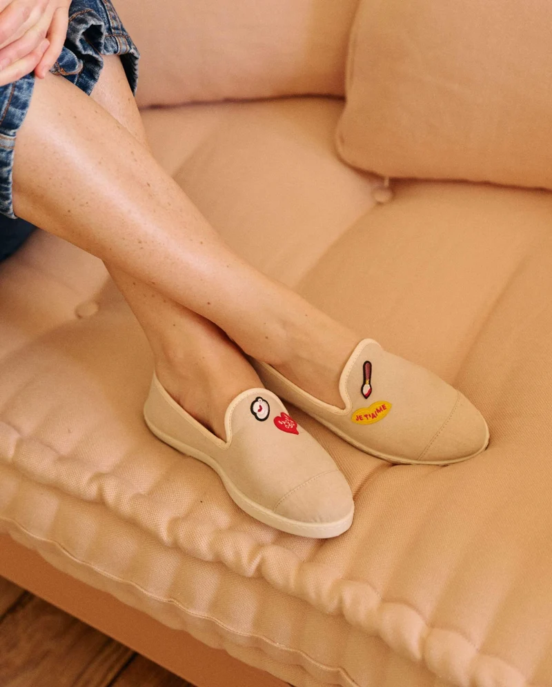 Chausson femme Bruson, collab' x Macon & Lesquoy