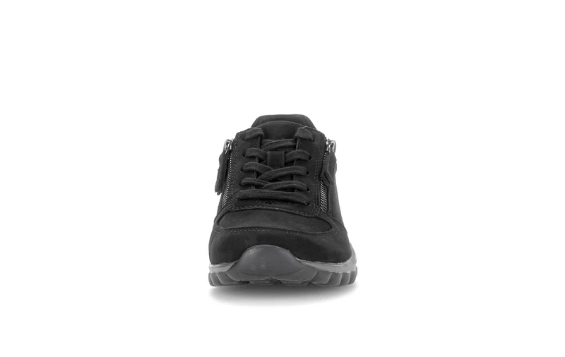 Baskets noires en cuir nubuck