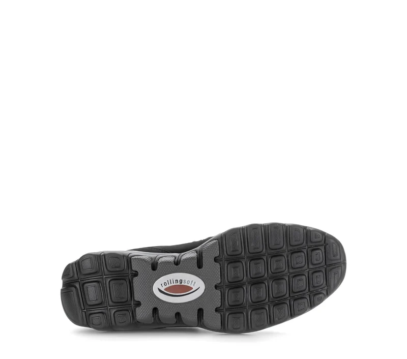 Baskets noires en cuir nubuck