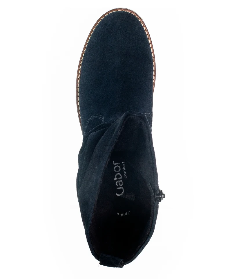 Bottines noires en suède