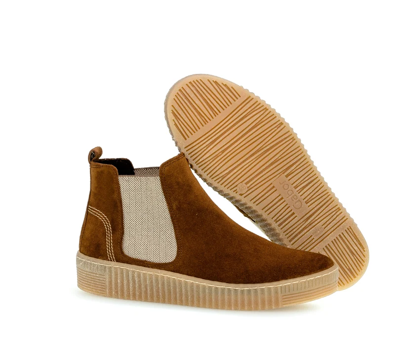 Bottines marron en daim