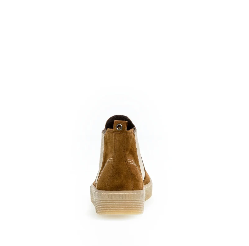 Bottines marron en daim