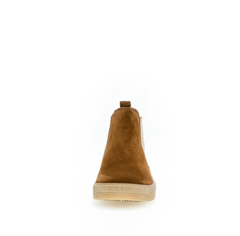 Bottines marron en daim