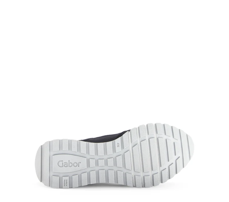Baskets bleues en cuir