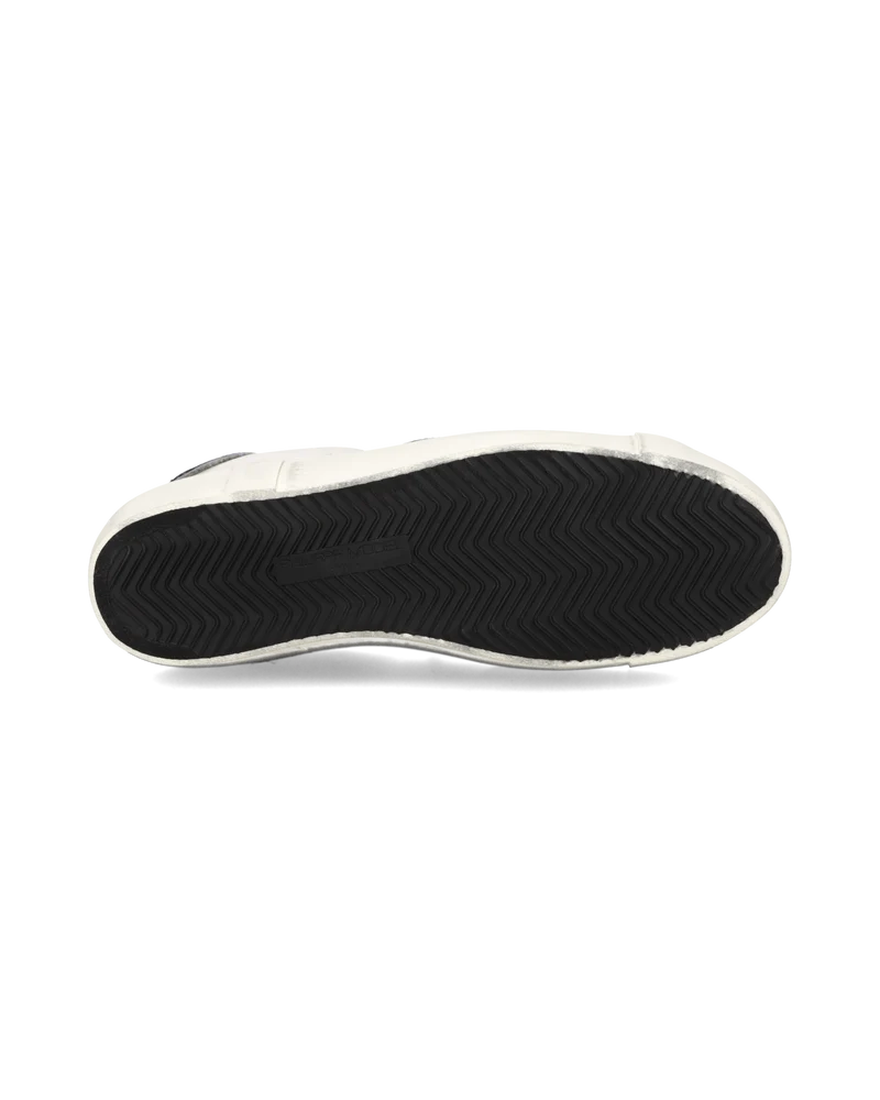 Sneakers Prsx Men with Smooth Suede spoiler, Milk Blue