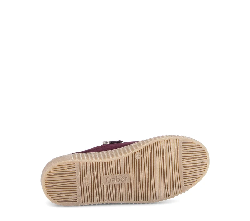 Baskets rouges en cuirs combinés