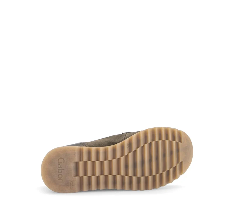 Mocassins verts en cuirs et daim