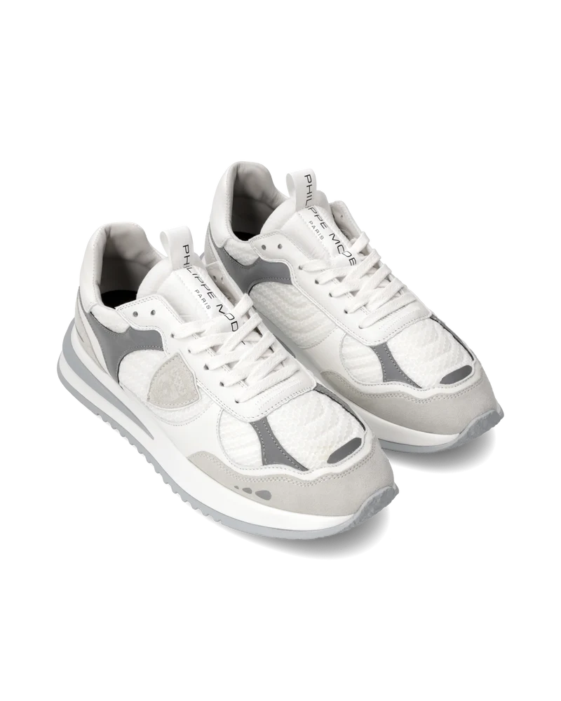 Sneakers Olympique Running Men, White Grey