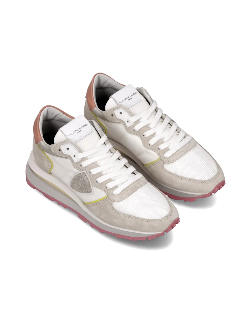 Sneakers Tropez Haute Running Women, White Pink