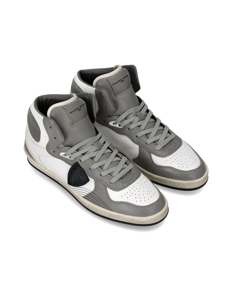 Sneakers Pgal High Men, White Grey