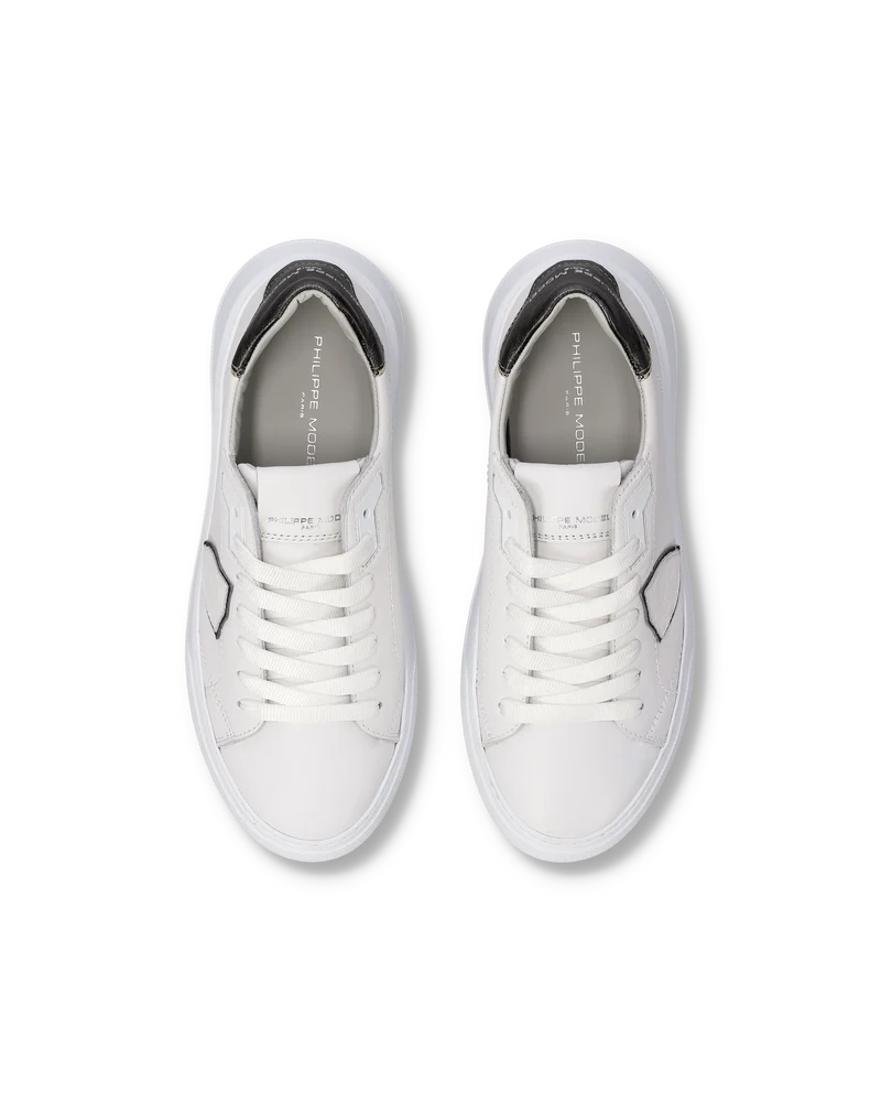 Sneakers Temple Women, White Anthracite Grey