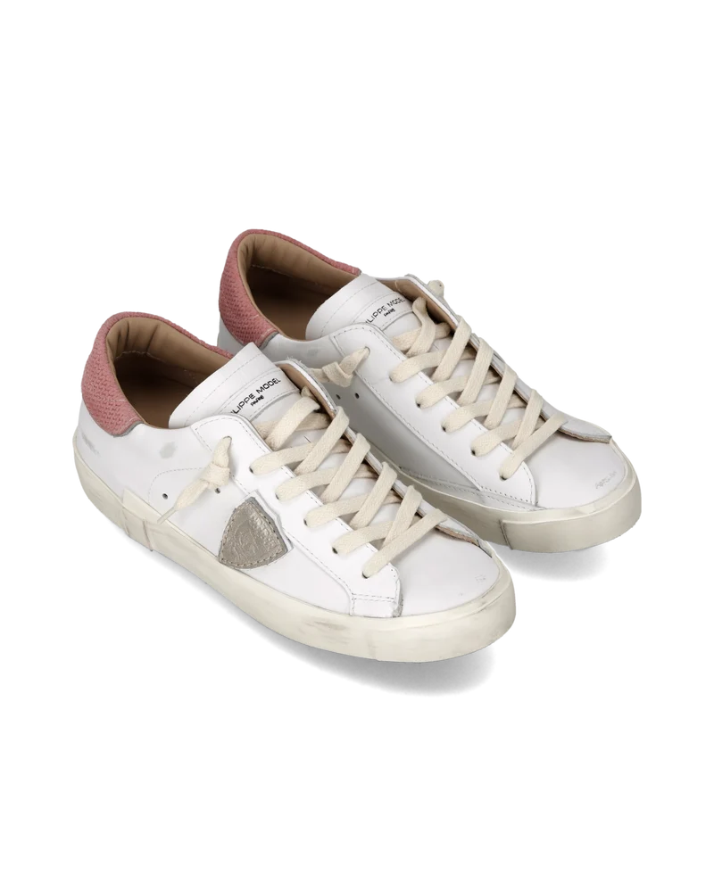 Sneakers Prsx Women, White Dusty Pink