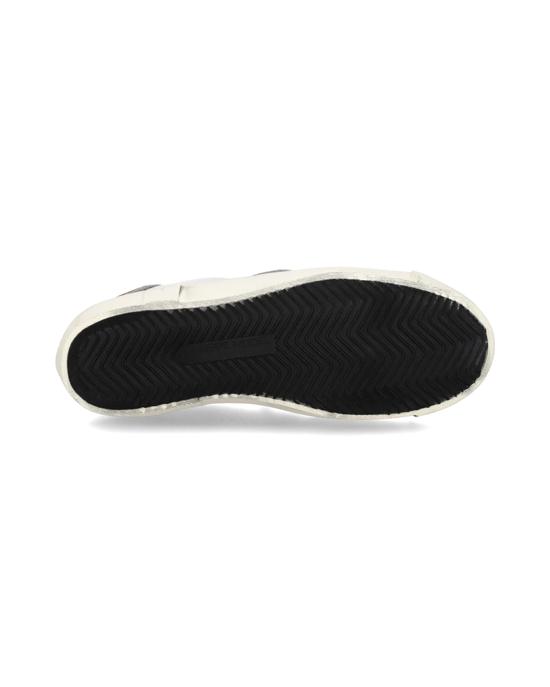 Sneakers Prsx Women, White Burgundy Grey