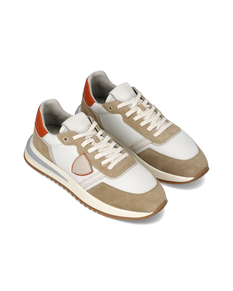 Sneakers Tropez 2.1 Men, White Orange