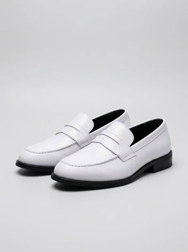 Mocassin cuir synthétique formel homme cérémonie