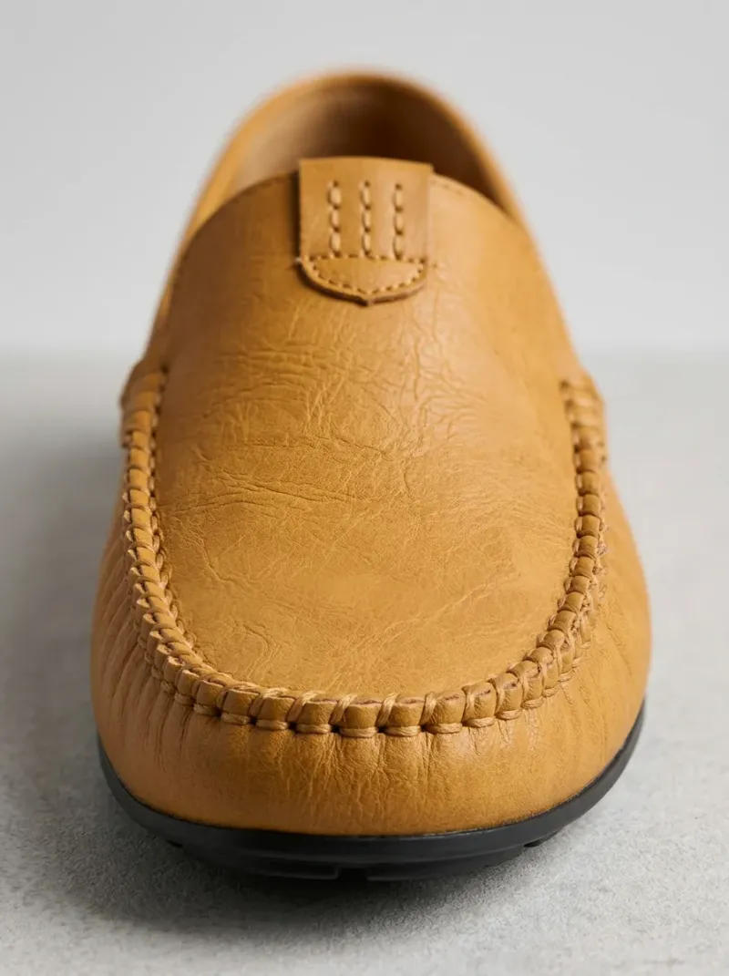 Mocassin cuir synthétique respirant décontracté homme