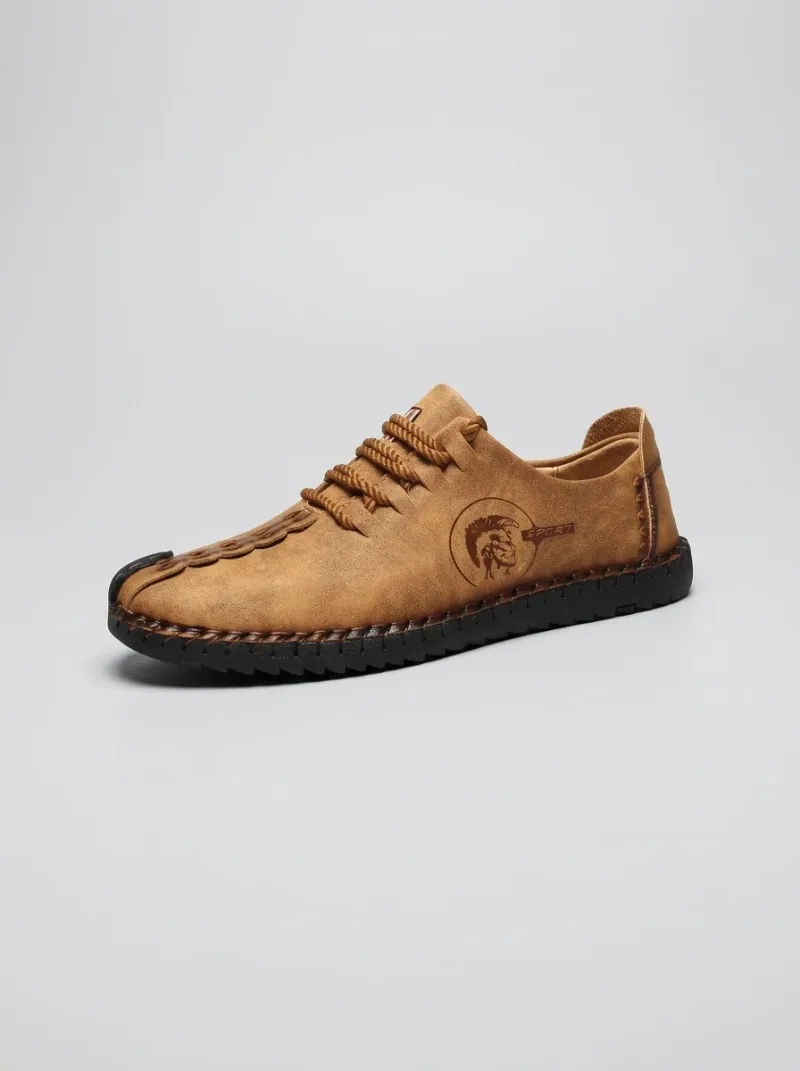 Mocassin cuir synthétique orthopédique homme quotidien
