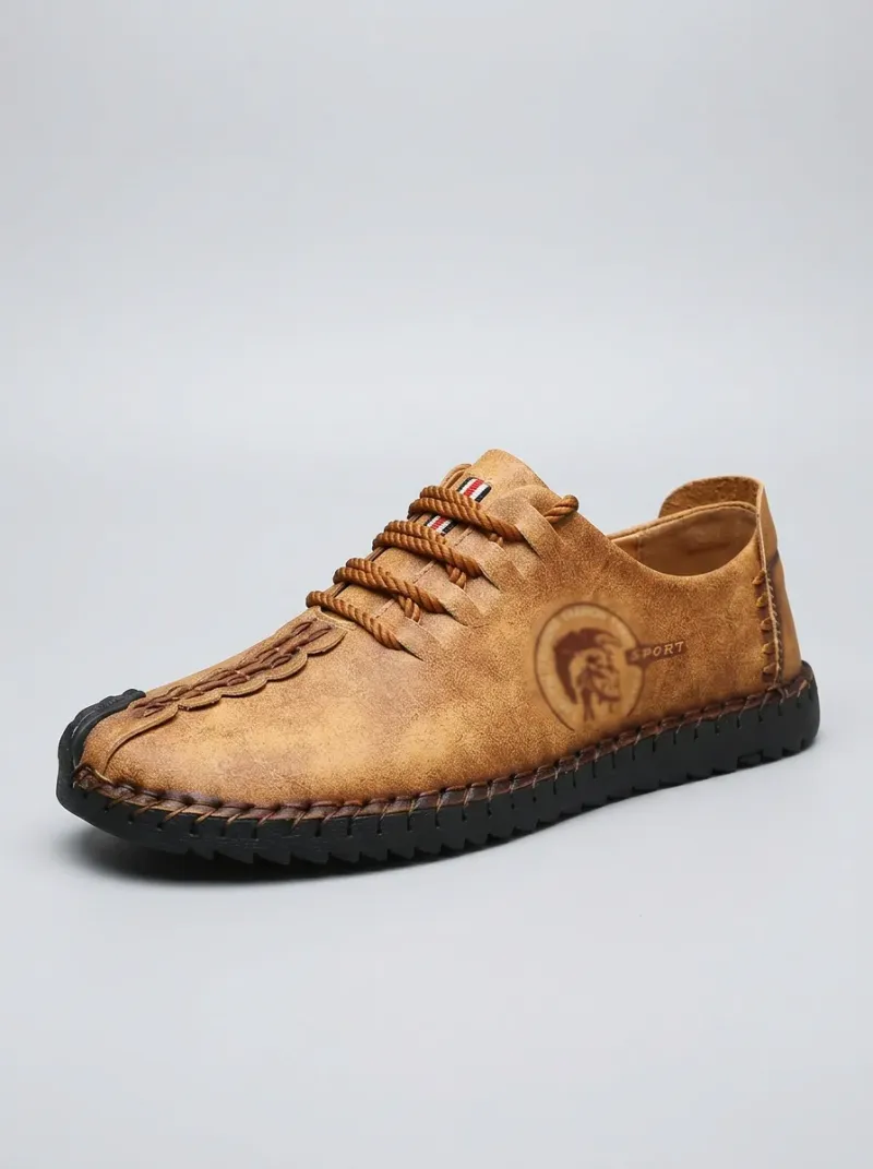 Mocassin cuir synthétique orthopédique homme quotidien