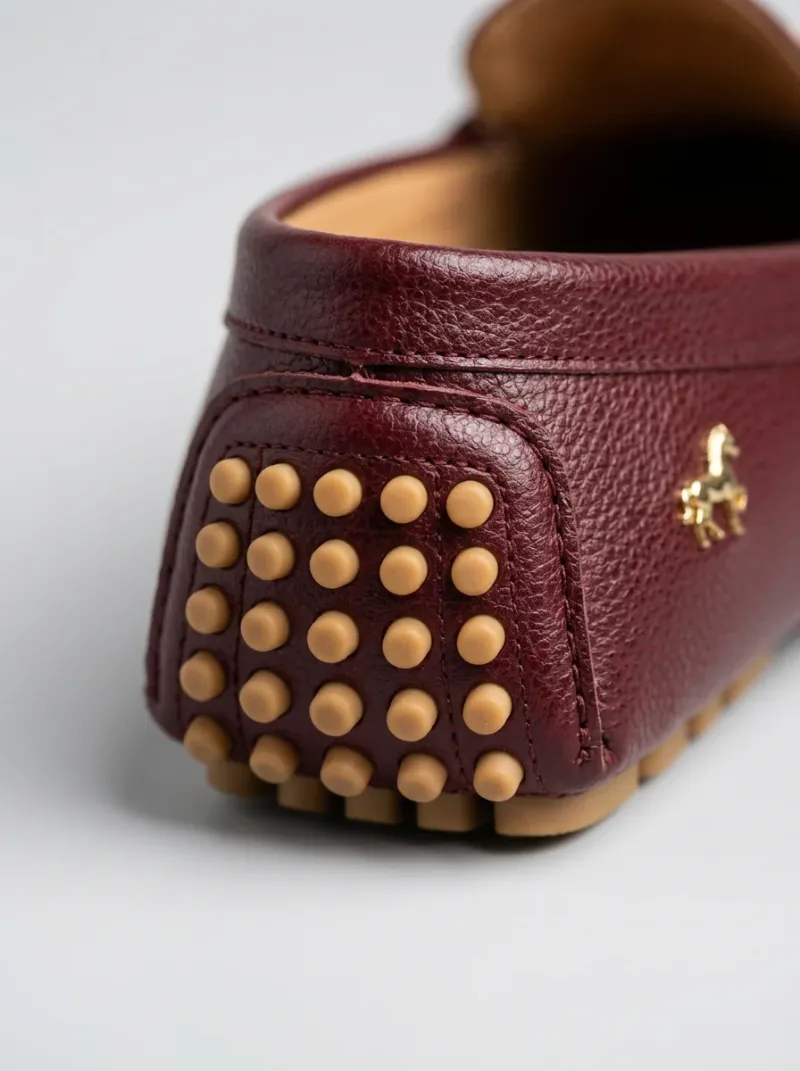 Mocassin cuir synthétique homme style urbain léger