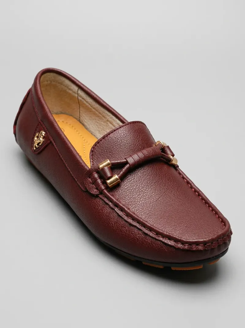 Mocassin cuir synthétique homme style urbain léger