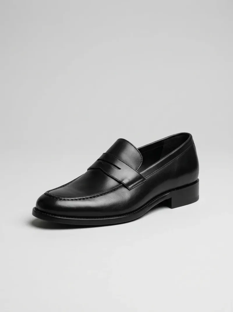 Mocassin cuir business homme élégant