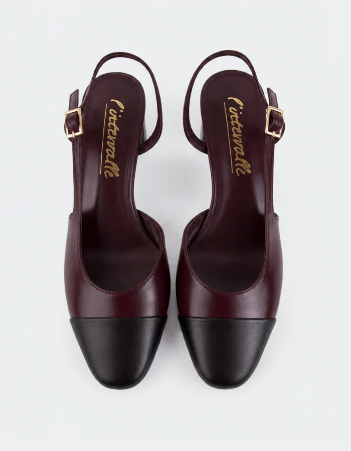 Avelin Burgundy Leather