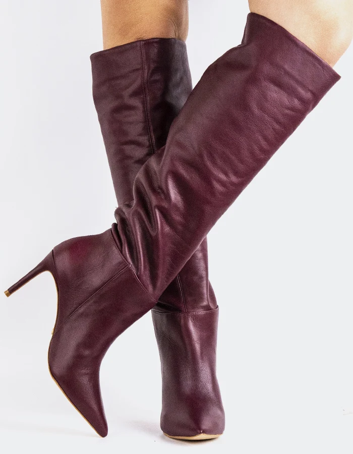 Leilani Burgundy Leather