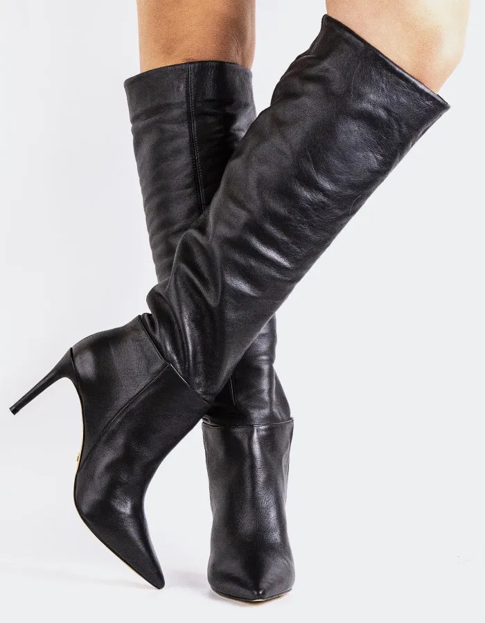 Leilani Black Leather