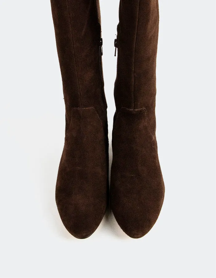 Joanie Brown Suede
