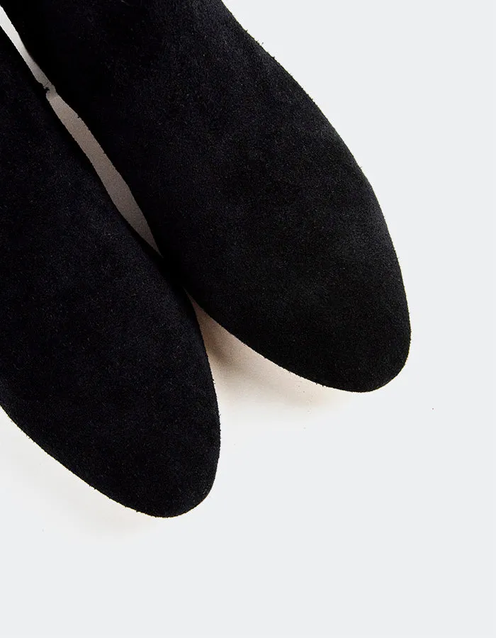 Joanie Black Suede