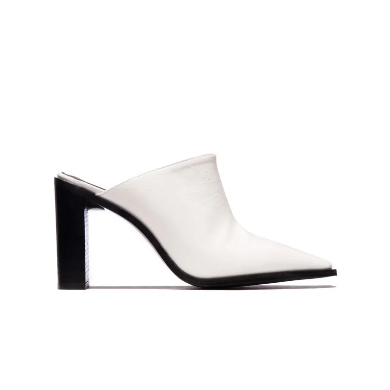 Sonia White Leather