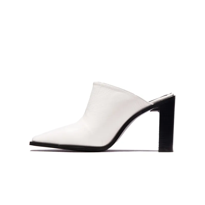 Sonia White Leather