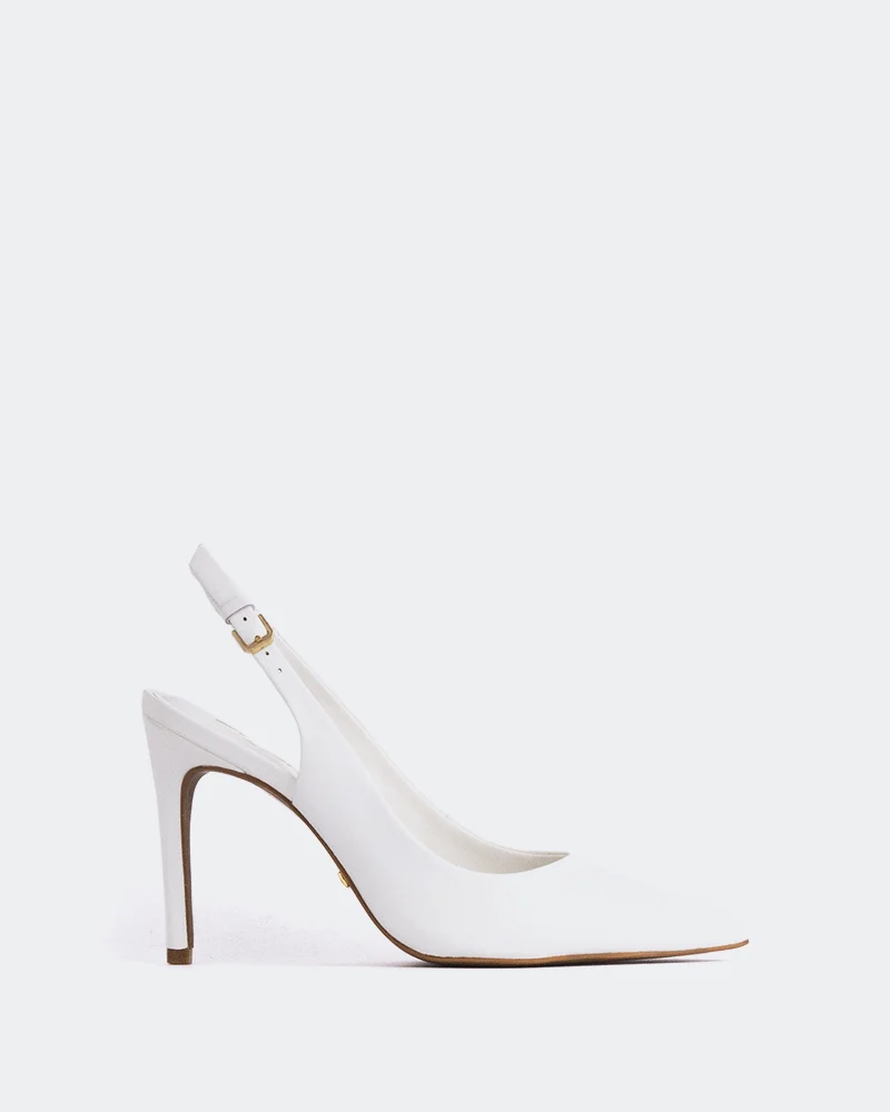 Morisha White Leather
