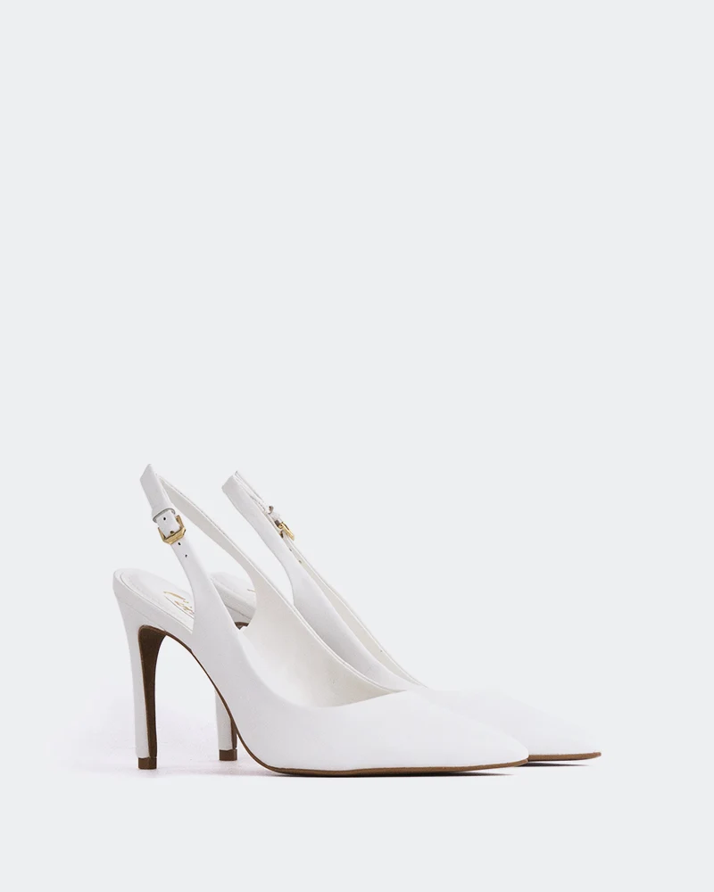 Morisha White Leather