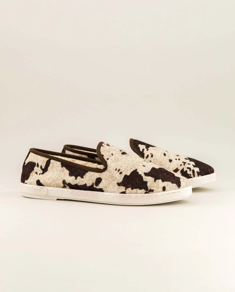 Chausson femme Bruson, édition limitée vache