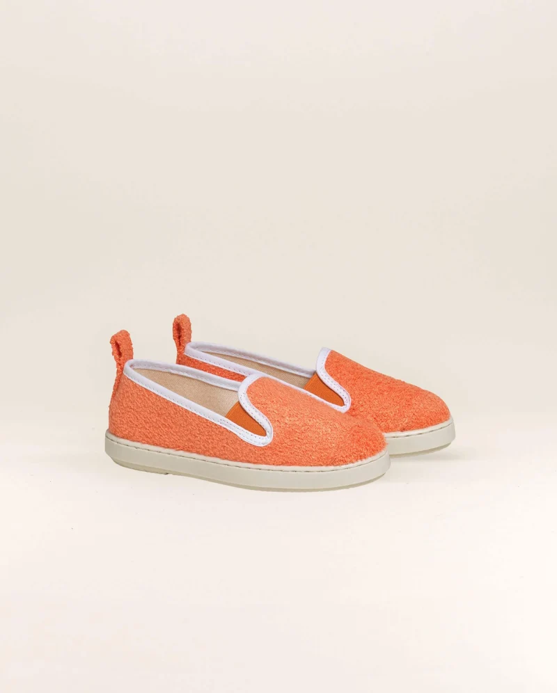 Espadrille enfant Cenitz, éponge de bambou corail