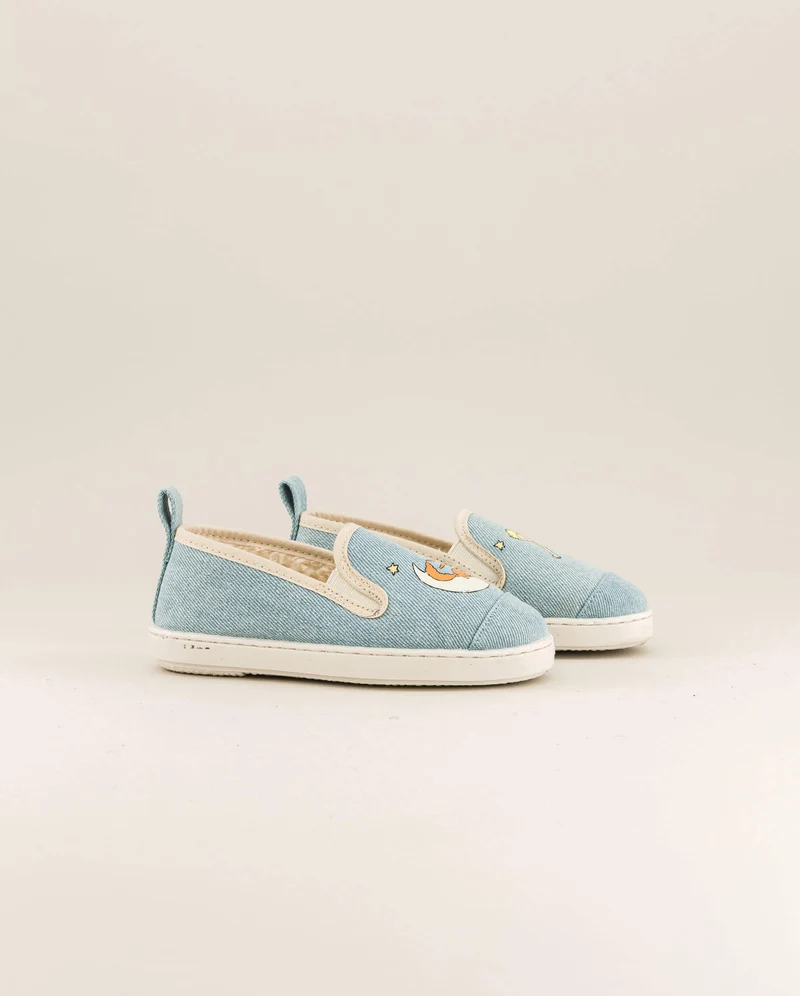 Chausson enfant Bruson, collab' x le petit prince denim