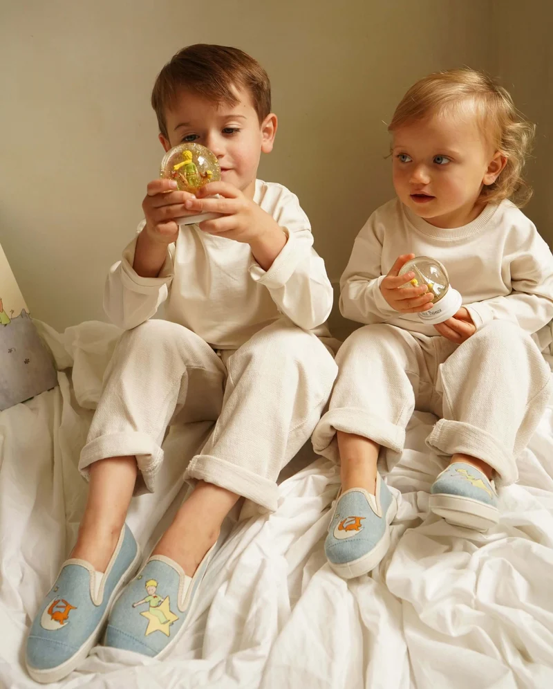 Chausson enfant Bruson, collab' x le petit prince denim