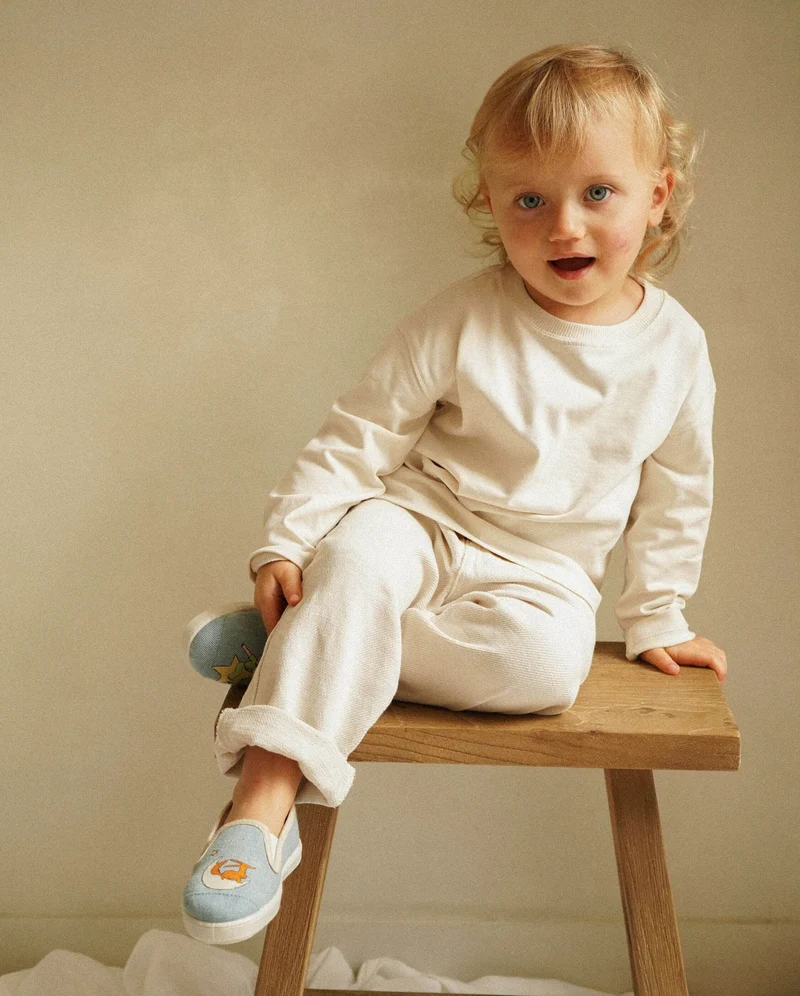 Chausson enfant Bruson, collab' x le petit prince denim