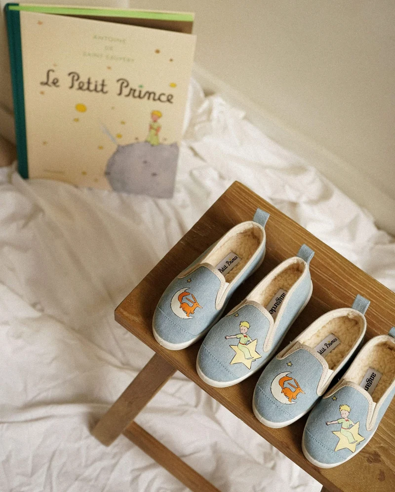 Chausson enfant Bruson, collab' x le petit prince denim