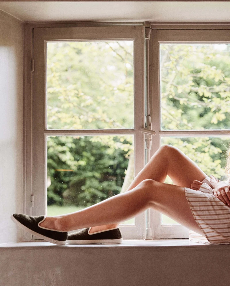 Espadrille femme Cenitz, éponge de bambou kaki